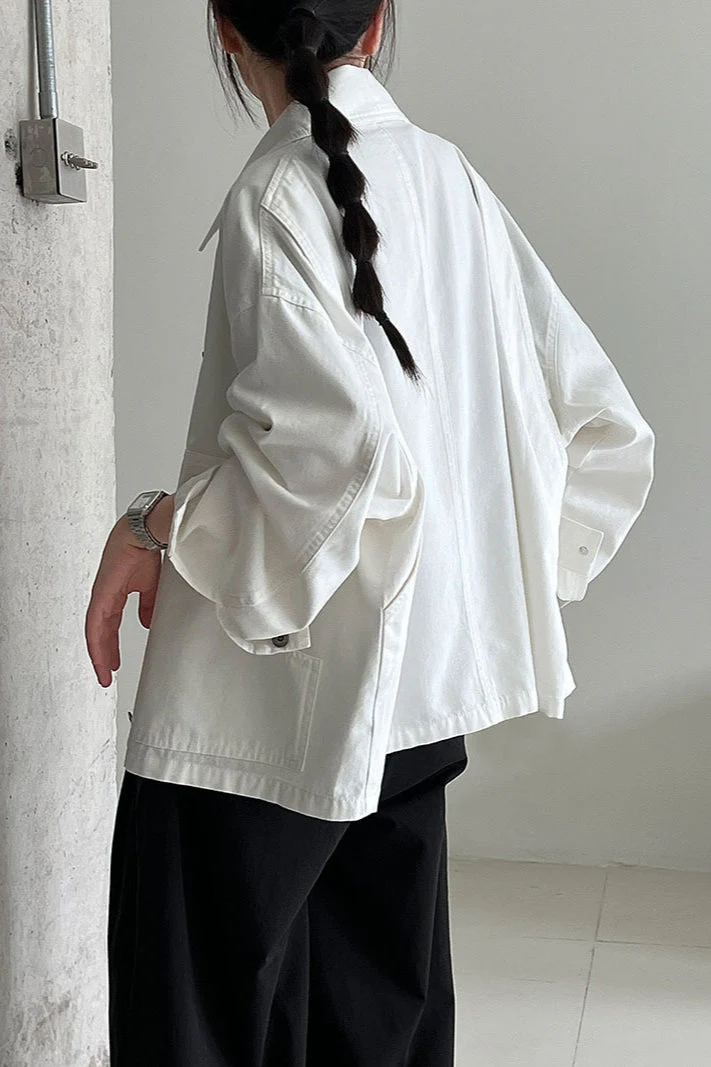 Utility Lapel Fleece Jacket - Image 8