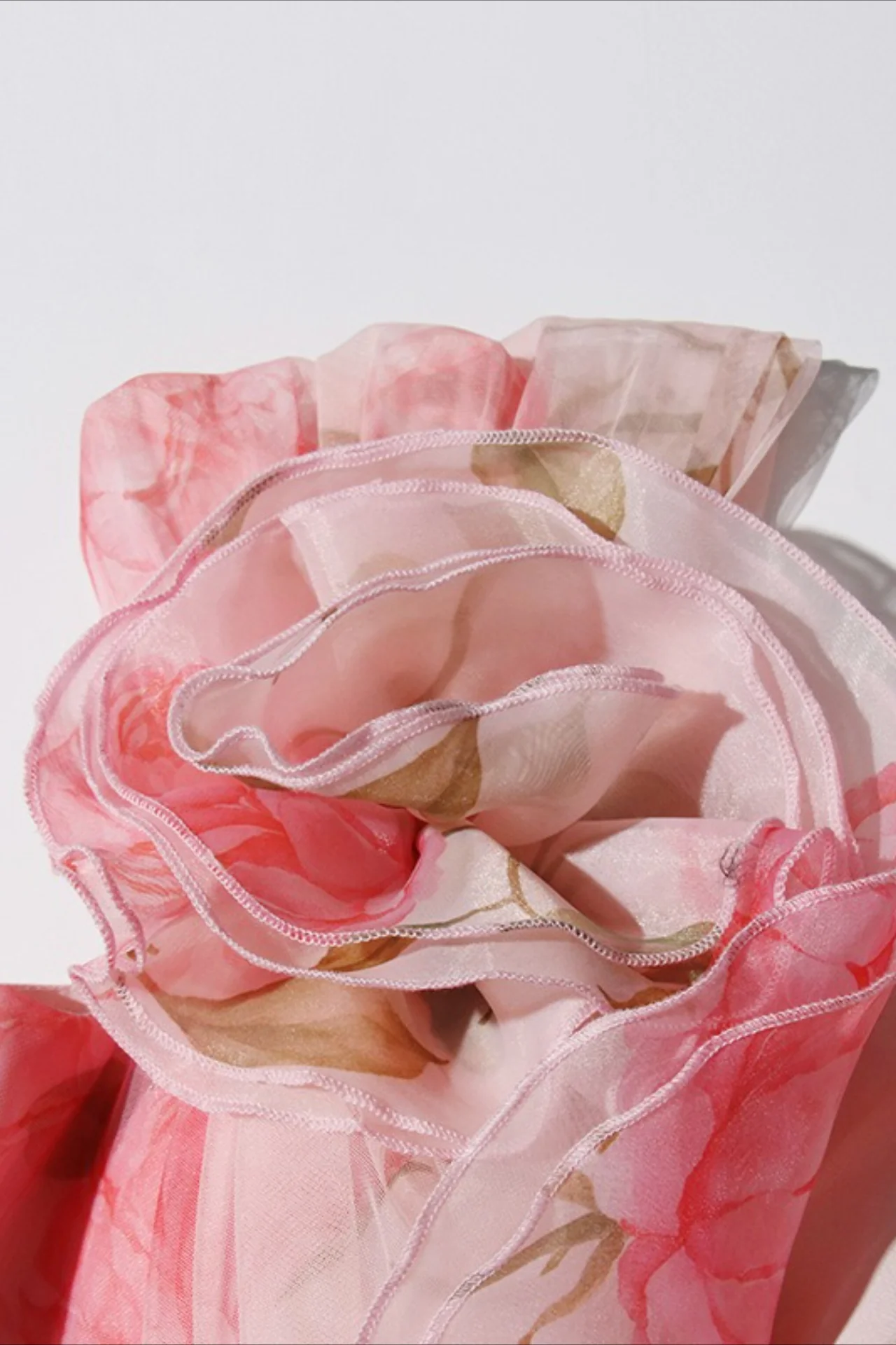 V Neck 3D Detail Elegant Maxi Floral Dress - Image 6