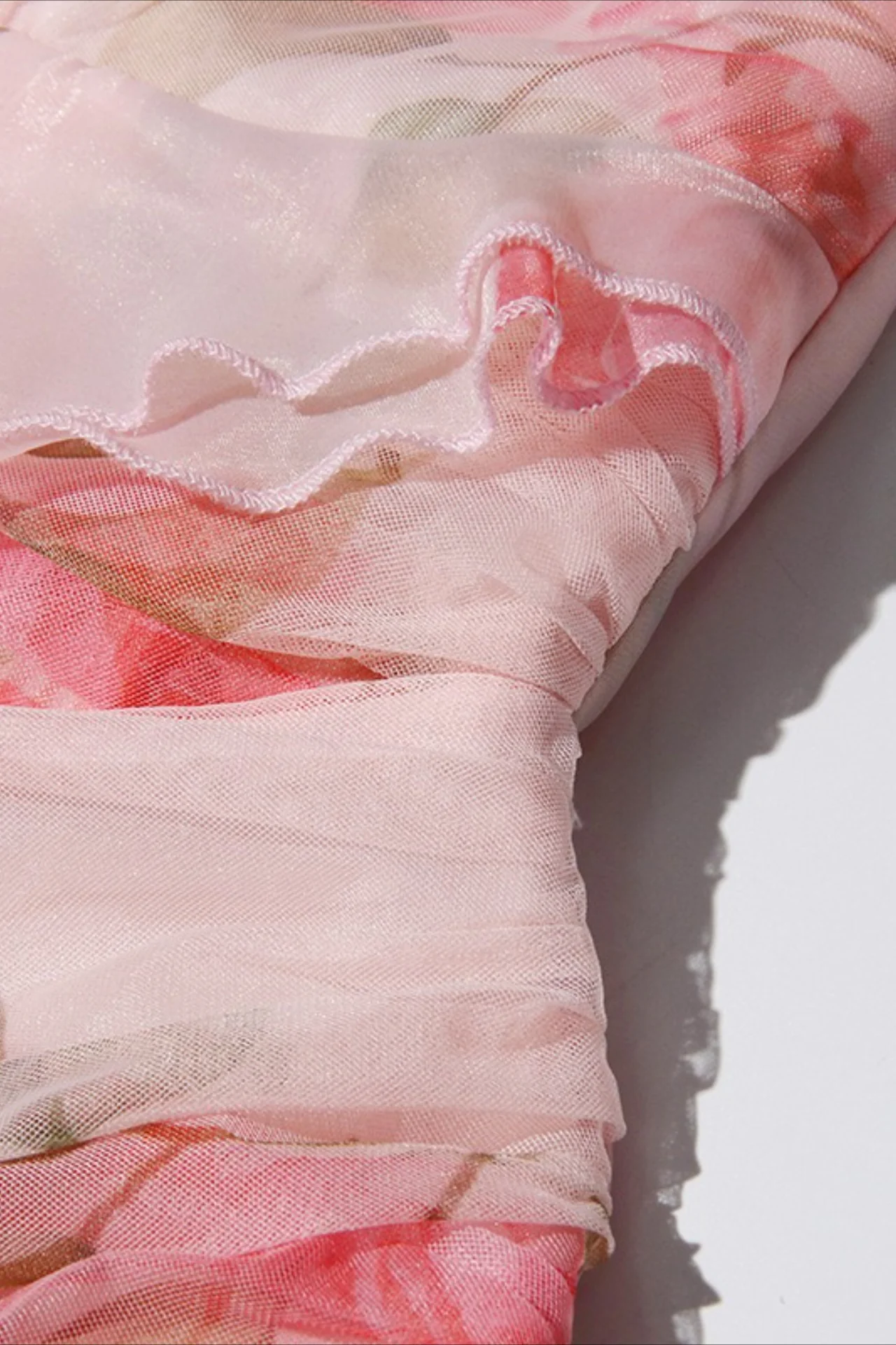 V Neck 3D Detail Elegant Maxi Floral Dress - Image 7