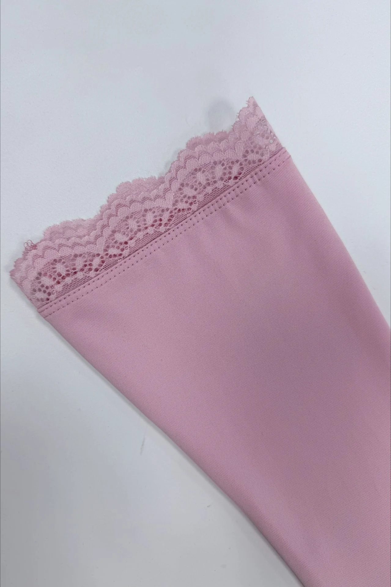 V Neck Lace Trim Bodycon Long Sleeve Tee - Image 14