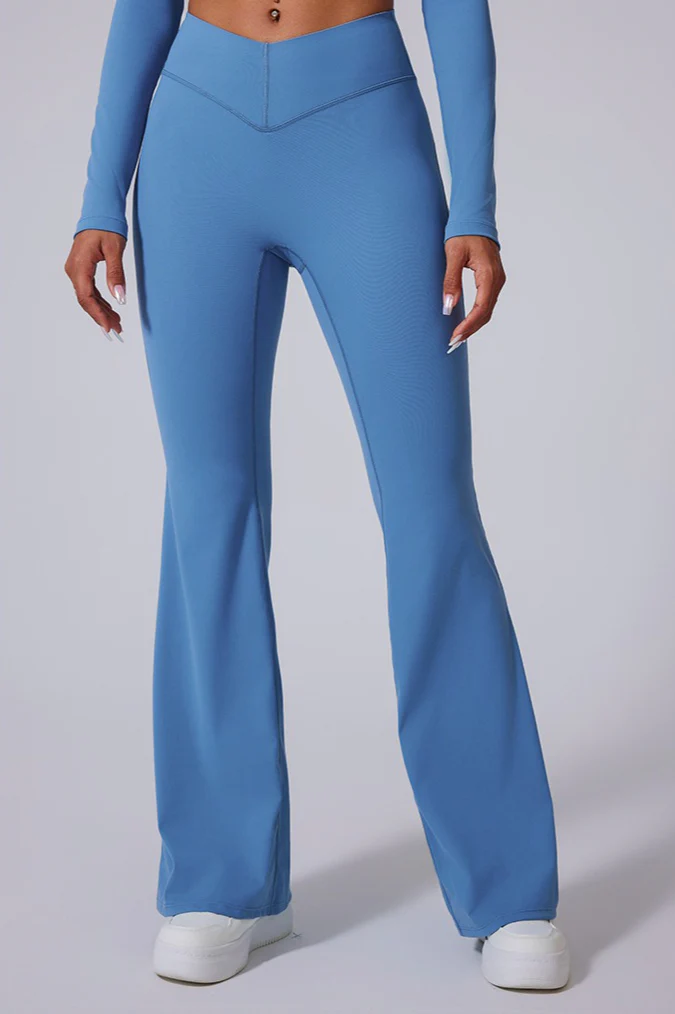 V-Waist Brushed Booty Lifting Workout Leggings - Image 12