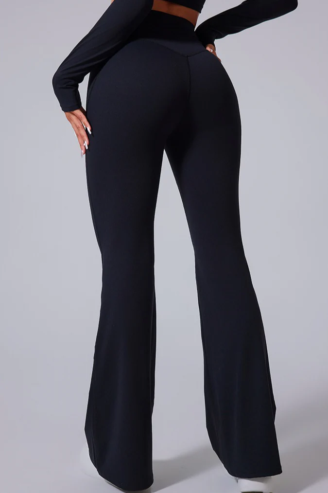 V-Waist Brushed Booty Lifting Workout Leggings - Image 15