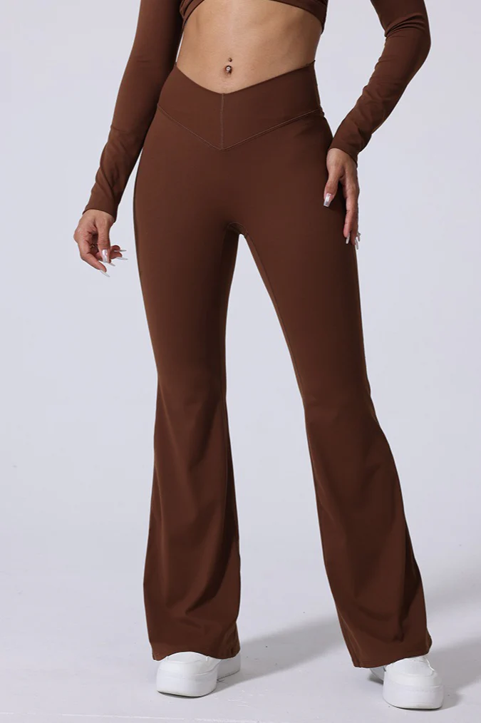 V-Waist Brushed Booty Lifting Workout Leggings - Image 6
