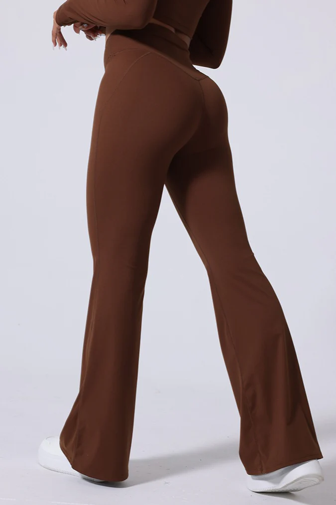 V-Waist Brushed Booty Lifting Workout Leggings - Image 7