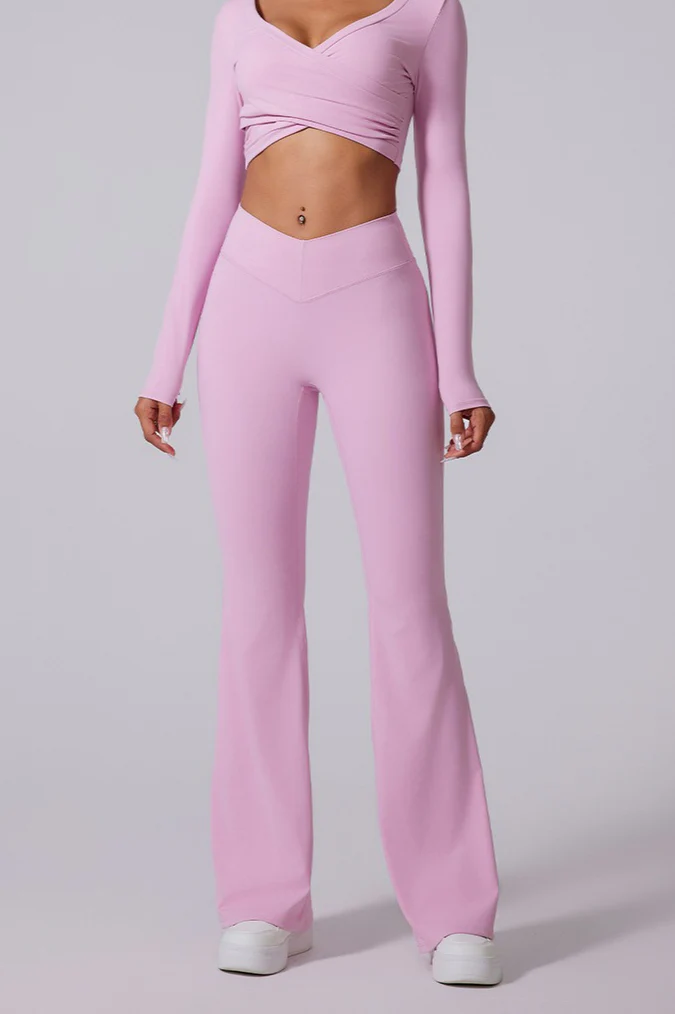 V-Waist Brushed Booty Lifting Workout Leggings - Image 8