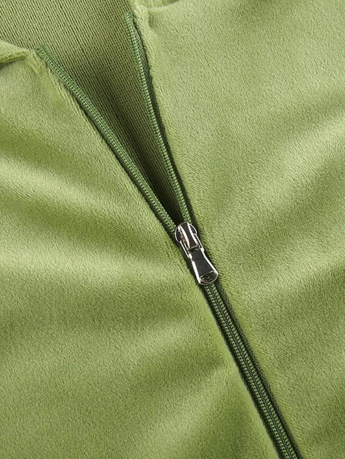 Velvet Zip Up Hoodie - Image 32