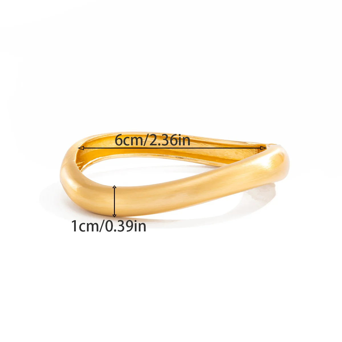 Versatile Matte Coil Bangle Bracelet - Image 7