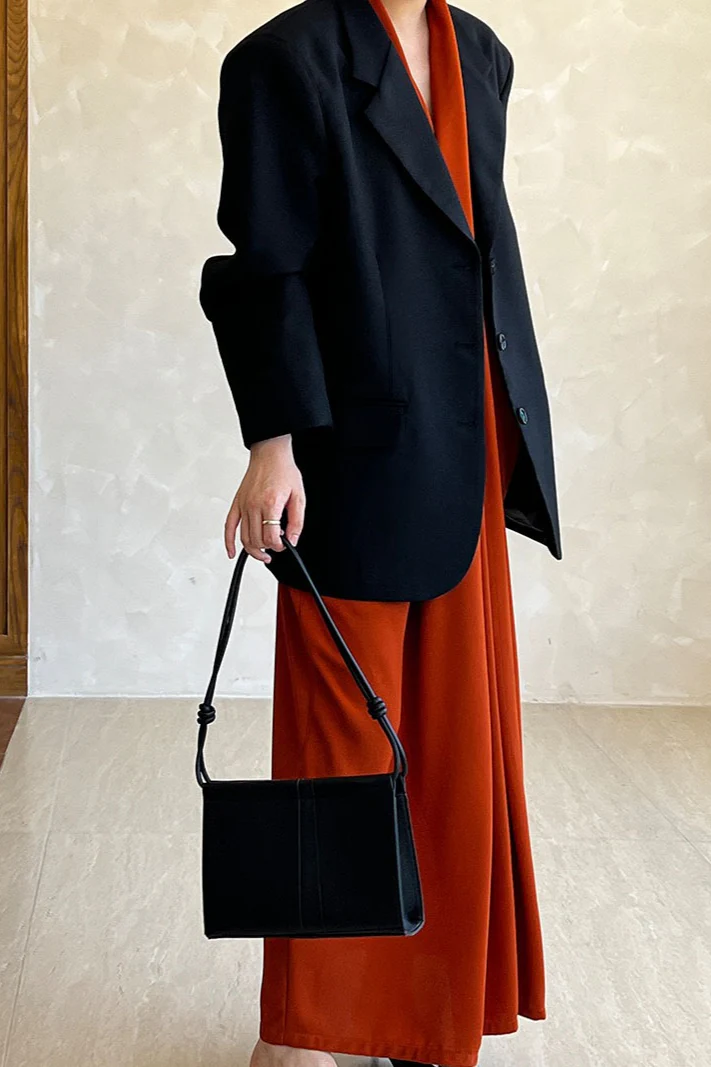 Vintage Casual Long Sleeve Blazer - Image 3