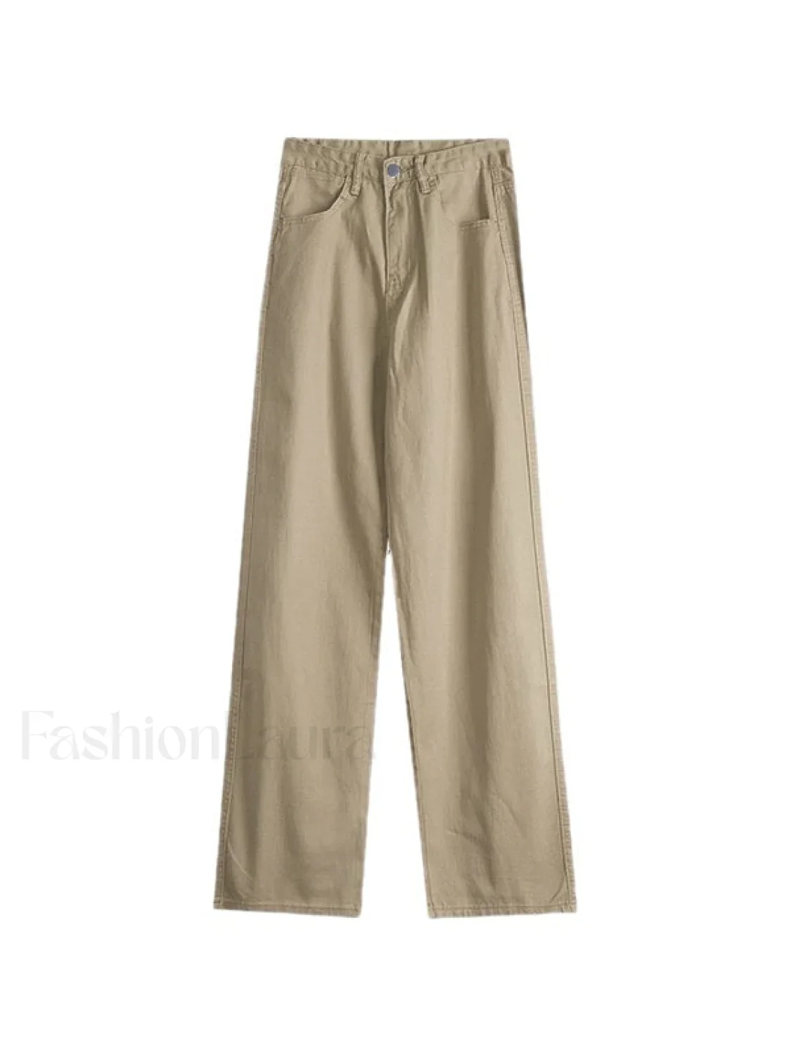 Vintage Khaki Straight Leg Boyfriend Jeans - Image 4