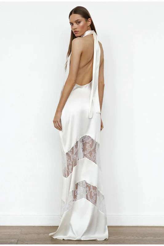 Vintage Lace Long Evening Boho Dress - Image 21