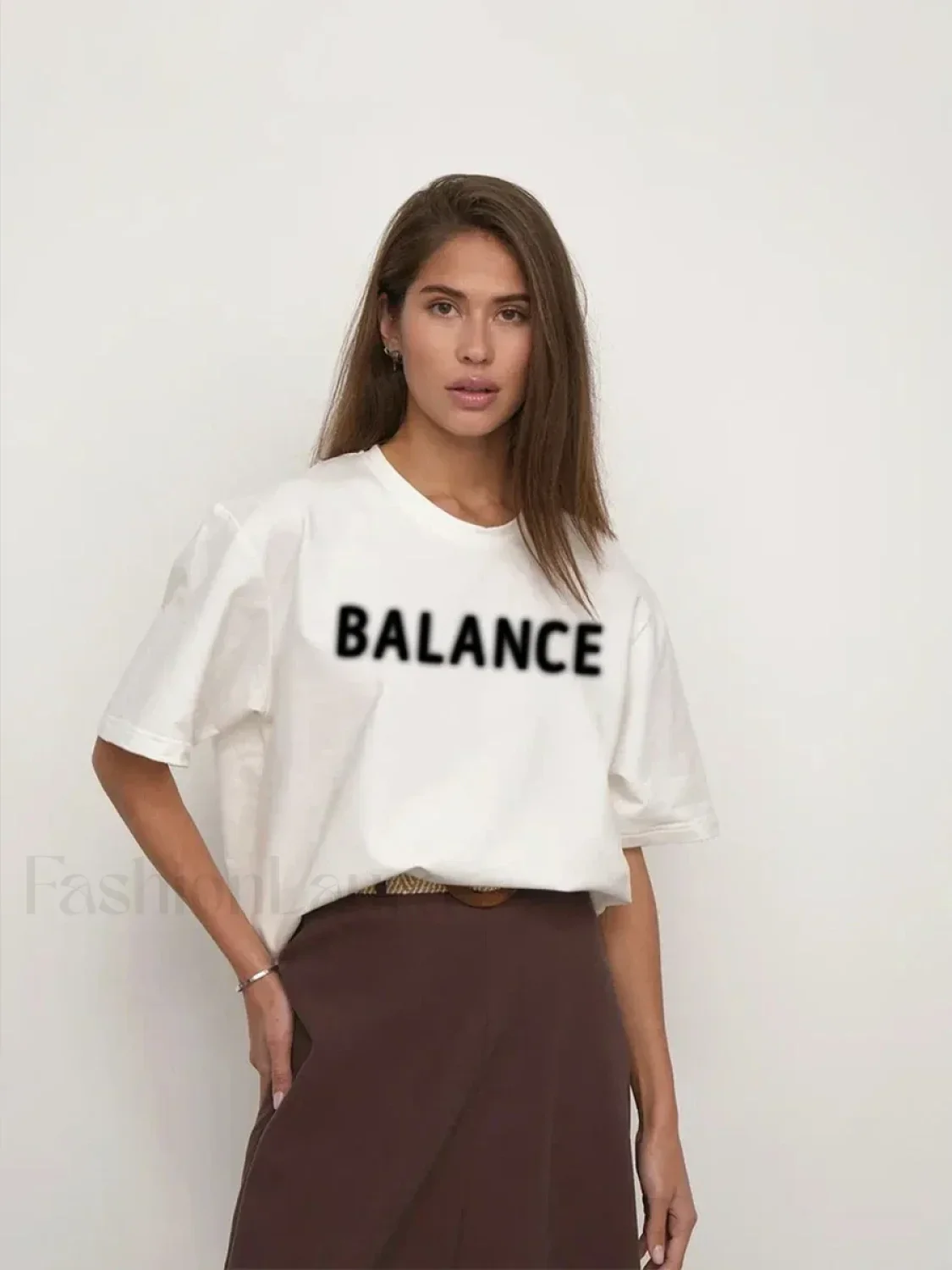 Vintage Letter Printed T-Shirt