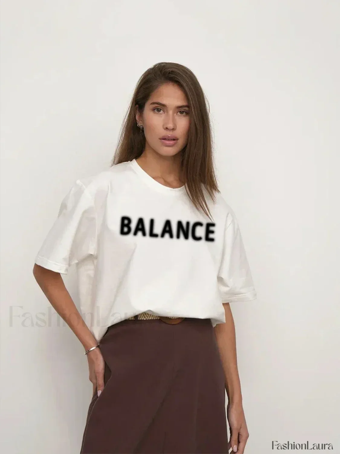 Vintage Letter Printed T-Shirt - Image 12