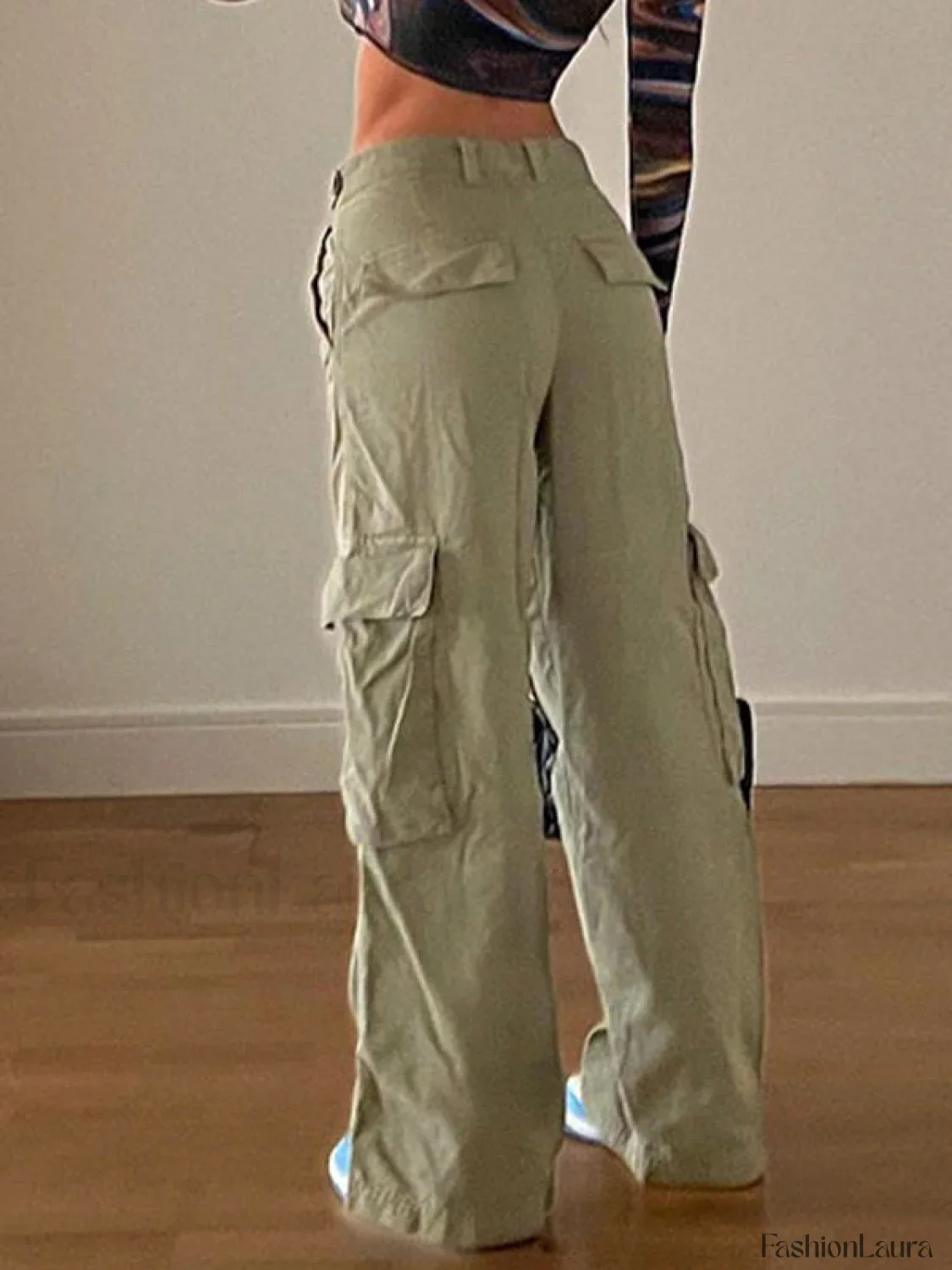 Vintage Pocket Baggy Cargo Jeans - Image 23