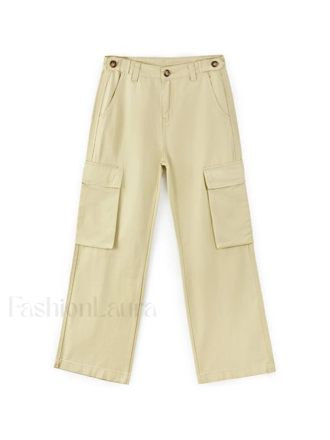 Vintage Pocket Baggy Cargo Jeans - Image 4