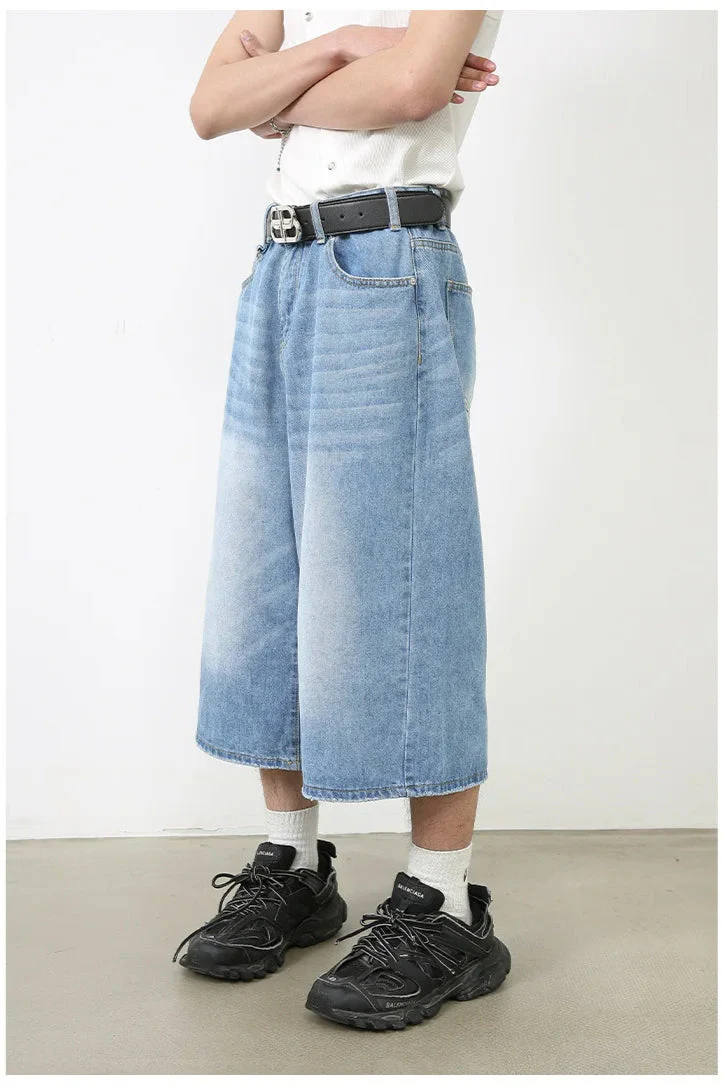 Vintage Y2K Loose Cropped Jeans - Image 13