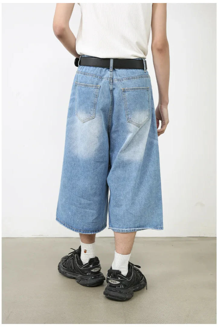 Vintage Y2K Loose Cropped Jeans - Image 14