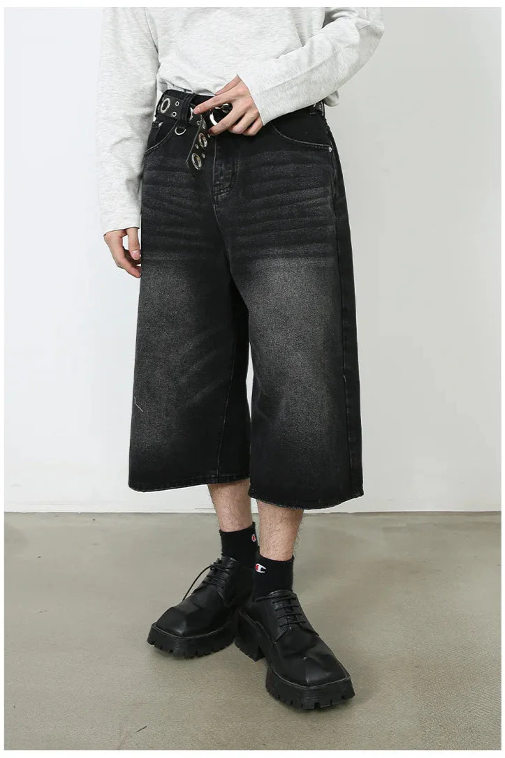 Vintage Y2K Loose Cropped Jeans - Image 24