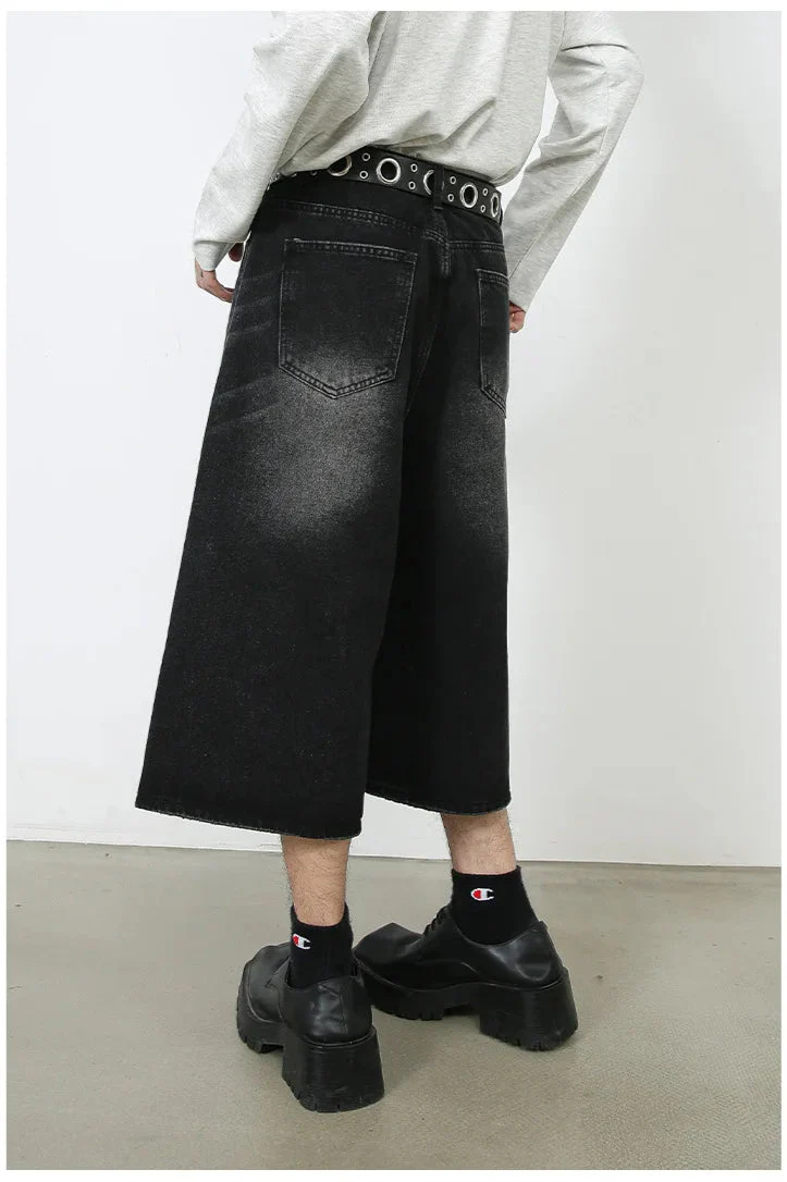 Vintage Y2K Loose Cropped Jeans - Image 34