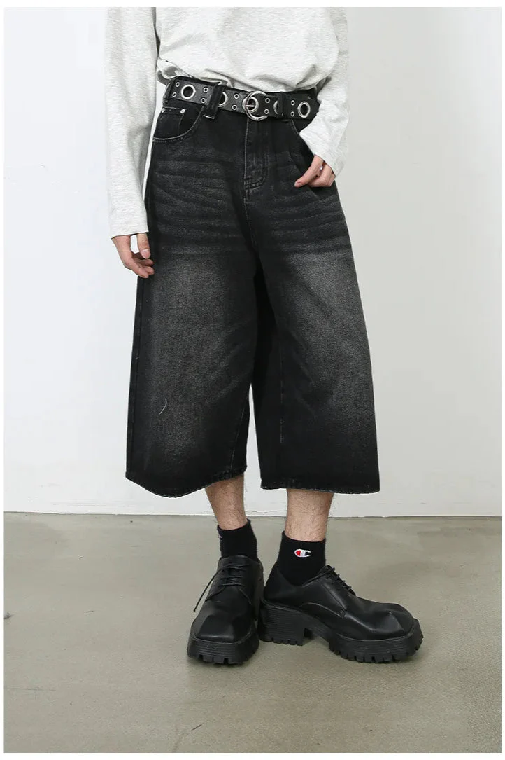 Vintage Y2K Loose Cropped Jeans - Image 6