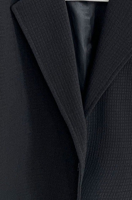 Waffle Textured Oversized Blazer - Image 11