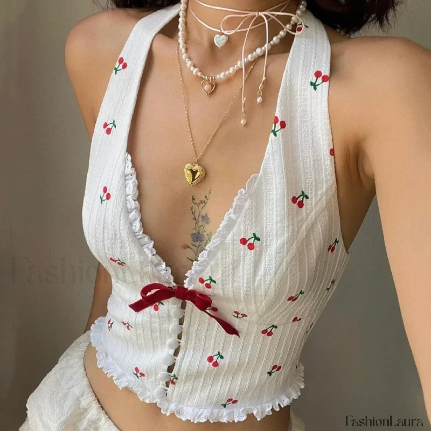 WhereMery Korean Fashion Halter Camis Tank Top - Image 10